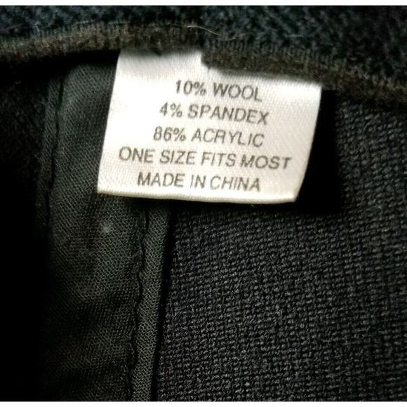 Vestal Fitted Cap Embroidered Black Logo One Size Fit Most Baseball Hat - Picture 5 of 6